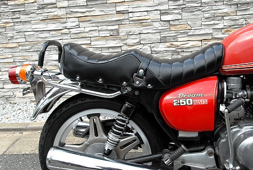 CB250T/CB400T(ホーク) メッキタンデムバー(ゴム巻き)