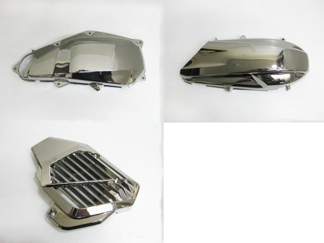 ブラックメッキカバー3点セット PCX(JF28/JF56)/PCX150(KF12/KF18