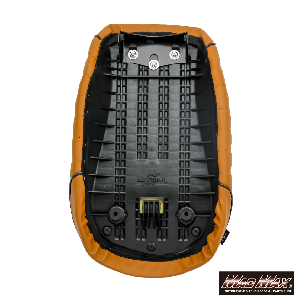 Mr Quick製 ホンダ モンキー125用 タックロールシート ブラウン Mr Quick製 ホンダ モンキー125用 タックロールシート ブラウン