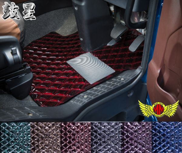 鼓星 オリオン フロアマット グリーン 運転席 17プロフィア H29/5