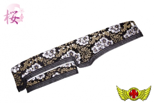 桜 さくら ダッシュマット ビニール無 ブラック いすゞ 07エルフワイド 