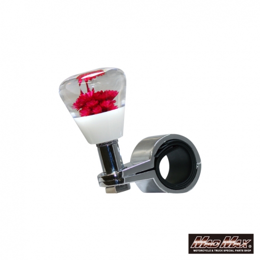 ハンドルスピンナー 水中花 ショート TYPE2 50mm レッド [株式会社 
